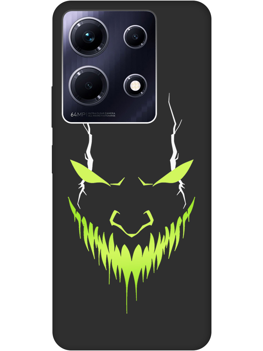 

Силиконовый чехол на Infinix Note 30 с принтом "Evil Face" матовый черный, Черный;белый;зеленый, 773943751