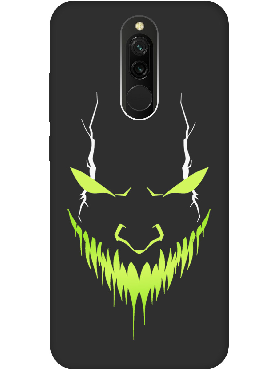 

Силиконовый чехол на Xiaomi Redmi 8 с принтом "Evil Face" матовый черный, Черный;белый;зеленый, 722204551