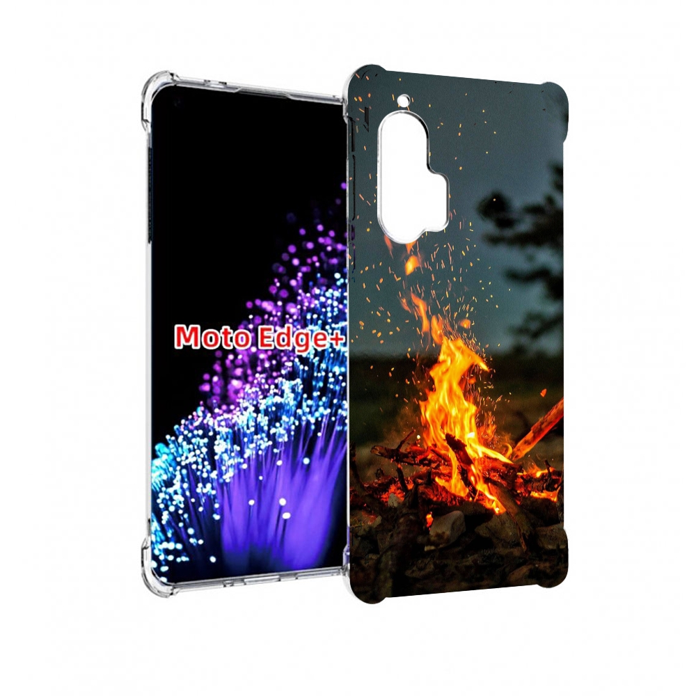

Чехол MyPads Костер-ночное-небо для Motorola Edge+ Plus, Прозрачный, Tocco