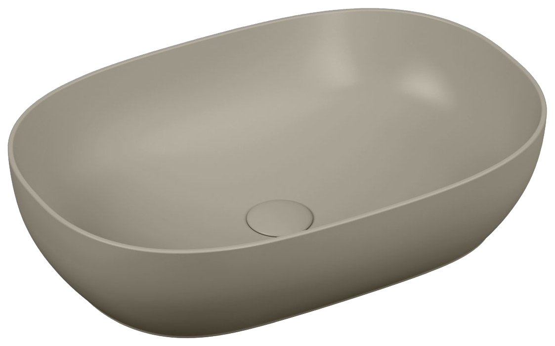 

Раковина накладная Vitra Outline (590х405х145) матовый бежевый 5995B420-0016