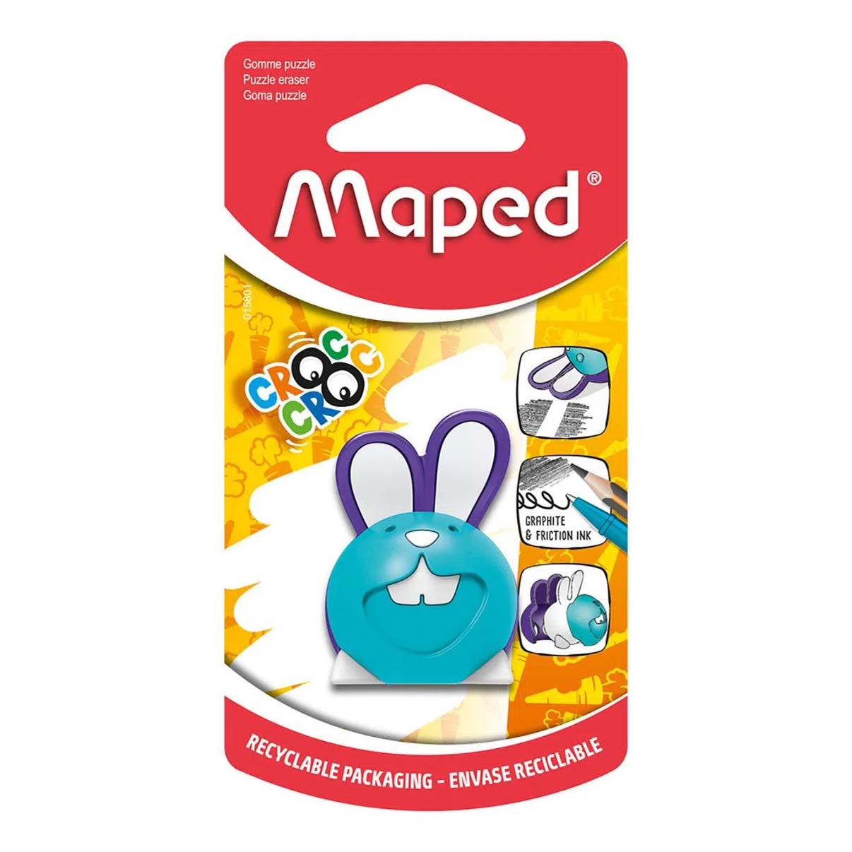 

Ластик-пазл Maped Croc Croc Puzzle Bunny а ассортименте
