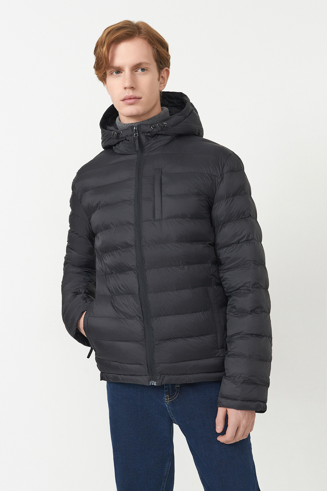 Зимняя куртка мужская Baon B5323519 черная L