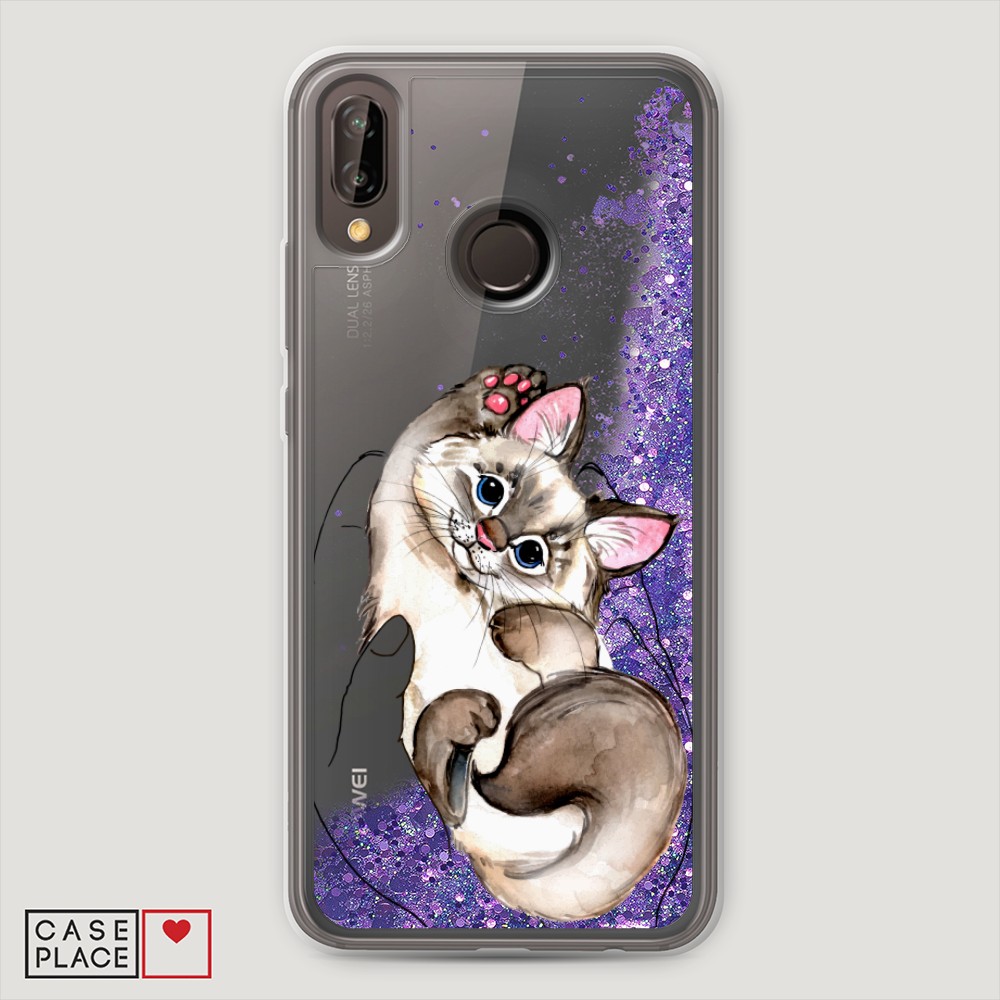 

Чехол Awog на Huawei P20 Lite/Nova 3e "Котенок в ладошках", Разноцветный, 64492-1