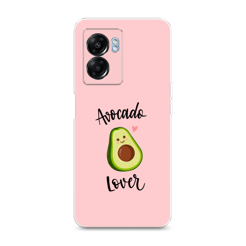 

Чехол на Oppo A57 5G/OnePlus Nord N300 5G "Avocado lover", Розовый;зеленый, 2510250-6