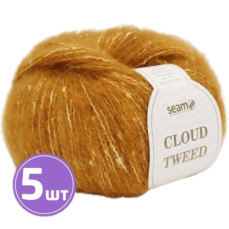 

Пряжа SEAM Cloud Tweed (59296), меланж, 5 шт. по 50 г