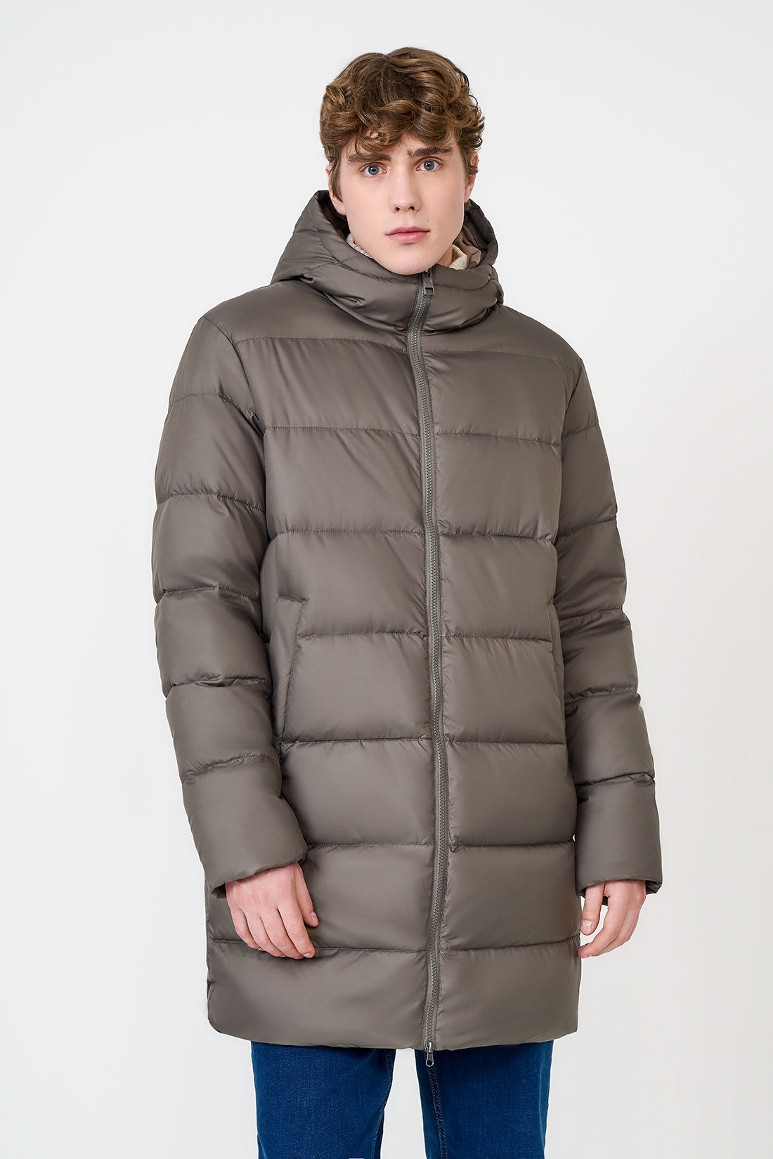 

Пуховик мужской Baon B5023508 коричневый XXL, B5023508