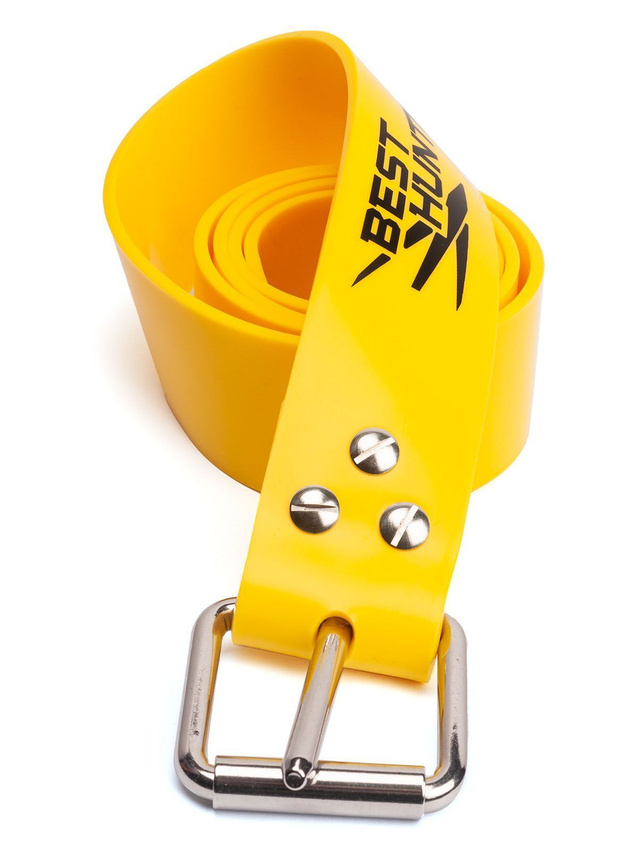 

Грузовой пояс Scuba brothers BH Yellow silicone марсельская пряжка, 135х5 см, Желтый, BH