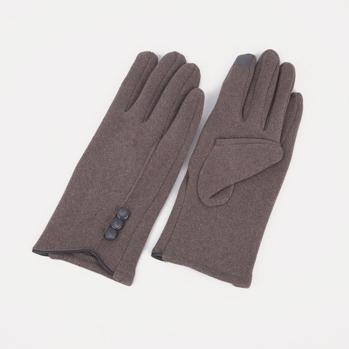 

Перчатки женские NoBrand 7963903, серый, 7963903