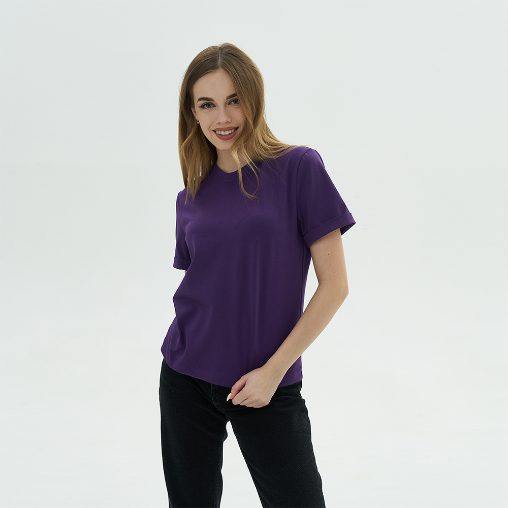 Футболка женская Персона Premium БлЖ фиолетовая L