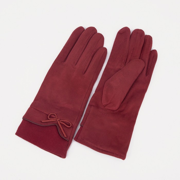 

Перчатки женские NoBrand 9020882, красный, 9020882