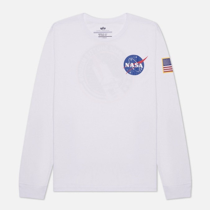 

Мужской лонгслив Alpha Industries NASA Space Shuttle белый, Размер S, NASA Space Shuttle-1