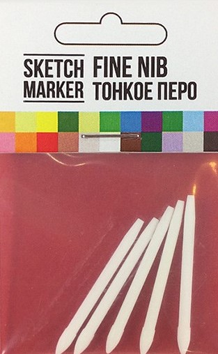 

Сменные перья Sketchmarker - тонкое перо (5шт/упак), SPFINE