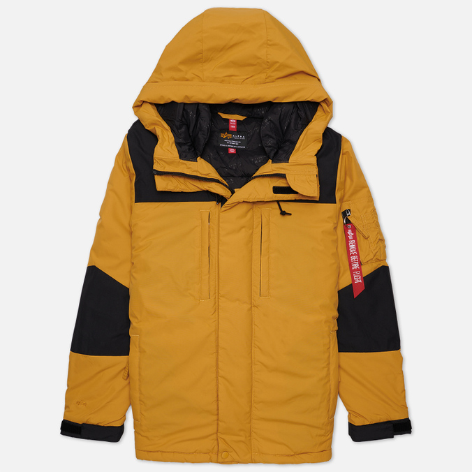 Мужская куртка парка Alpha Industries Avalanche Primaloft жёлтый, Размер S