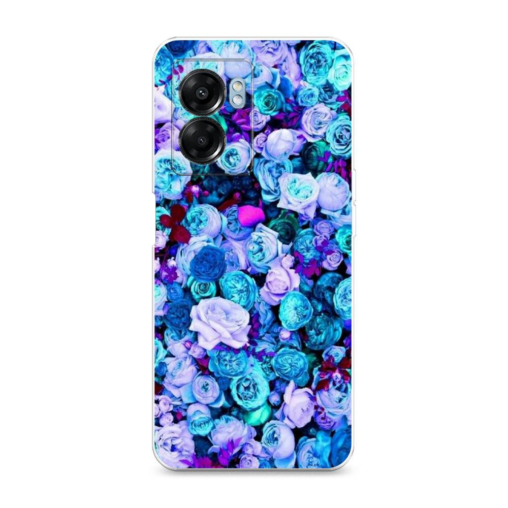 

Чехол на Oppo A57 5G/OnePlus Nord N300 5G "Цветочный ковер", Фиолетовый, 2510250-2