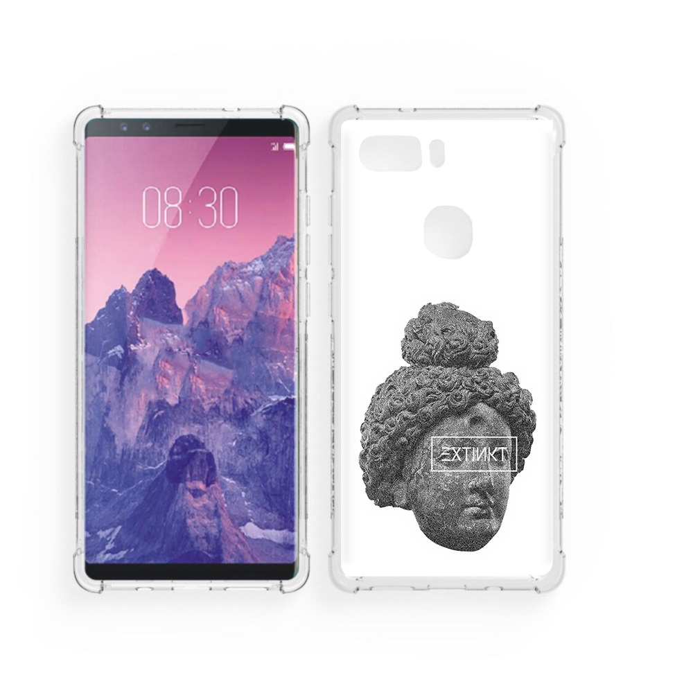 

Чехол MyPads Tocco для ZTE Nubia Z17S каменное лицо девушки (PT94929.470.383), Прозрачный, Tocco