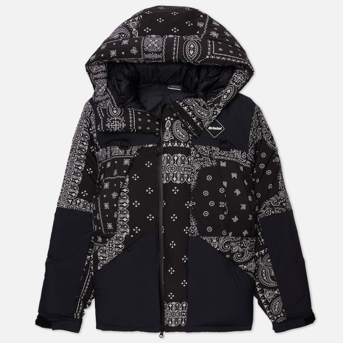 

Мужской пуховик F.C. Real Bristol Down Bench Parka чёрный, Размер XL, Черный, Down Bench Parka