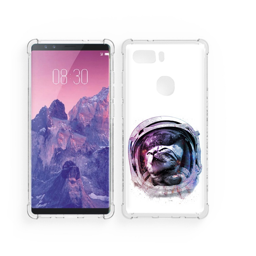 

Чехол MyPads Tocco для ZTE Nubia Z17S кот в шлеме (PT94929.470.396), Прозрачный, Tocco