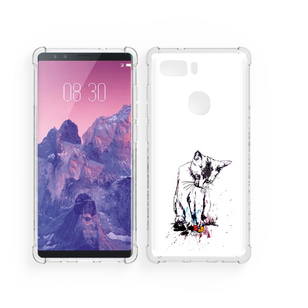 Чехол MyPads Tocco для ZTE Nubia Z17S кот и микки (PT94929.470.399)