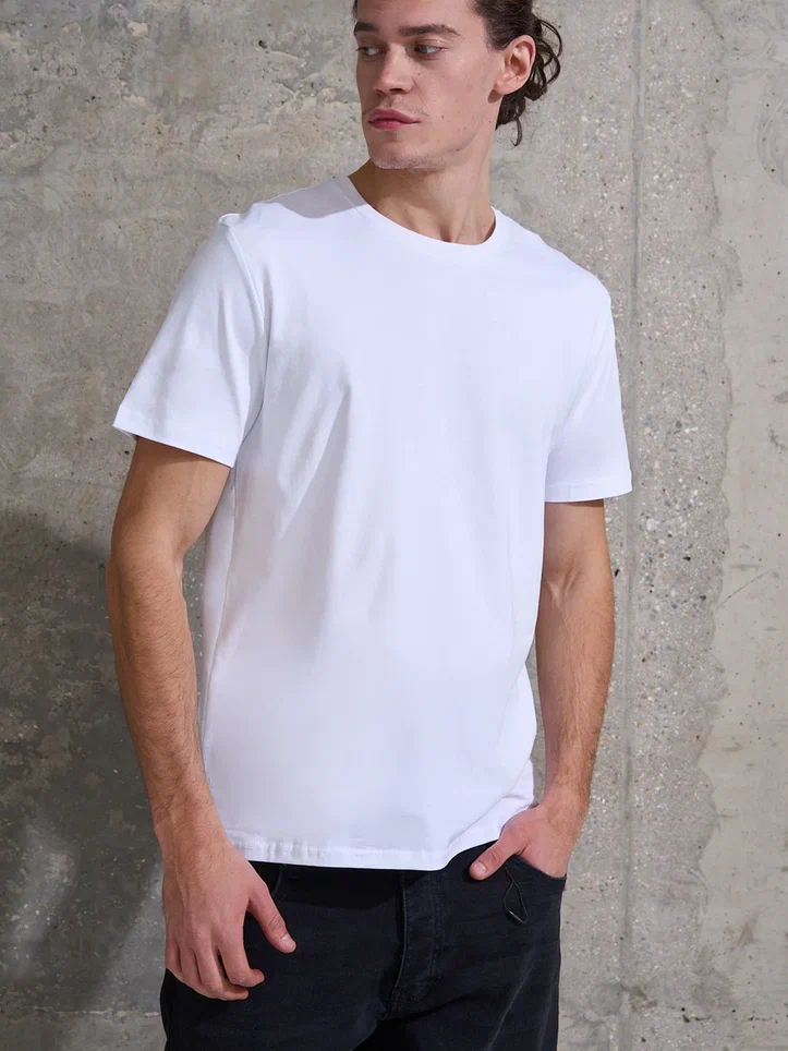 Футболка мужская Uzcotton UZ-F-Vz-El белая XL 620₽