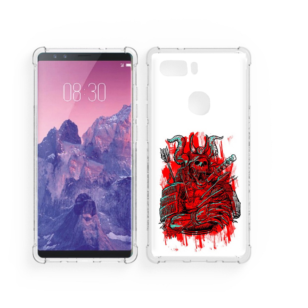 

Чехол MyPads Tocco для ZTE Nubia Z17S красный скелет воин (PT94929.470.413), Прозрачный, Tocco