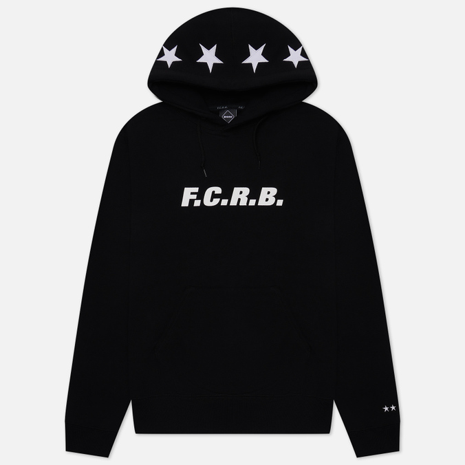 

Мужская толстовка F.C. Real Bristol Star Applique Classic Logo Hoodie чёрный, Размер M, Черный, Star Applique Classic Logo Hoodie