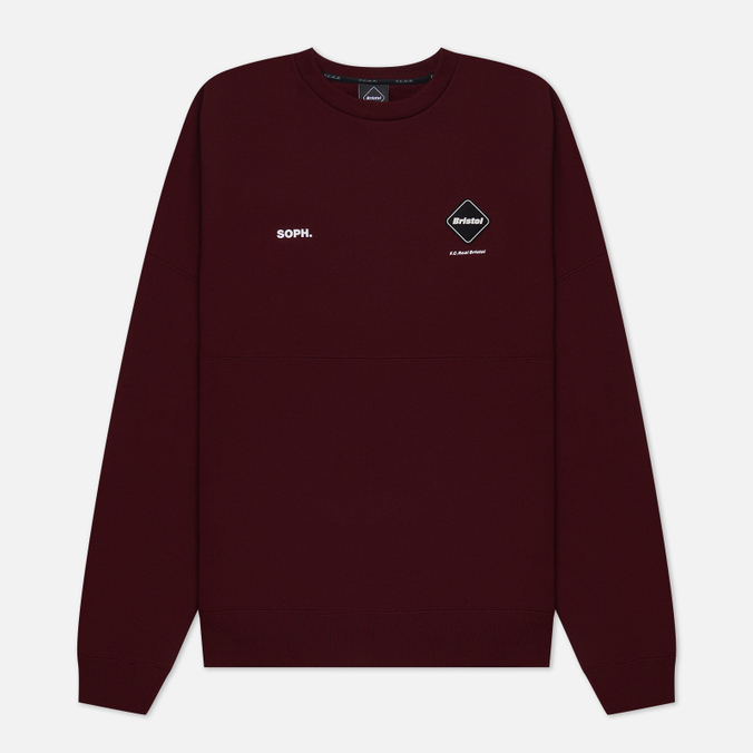 

Мужская толстовка F.C. Real Bristol Star Applique Team Crew Neck бордовый, Размер S, Красный, Star Applique Team Crew Neck