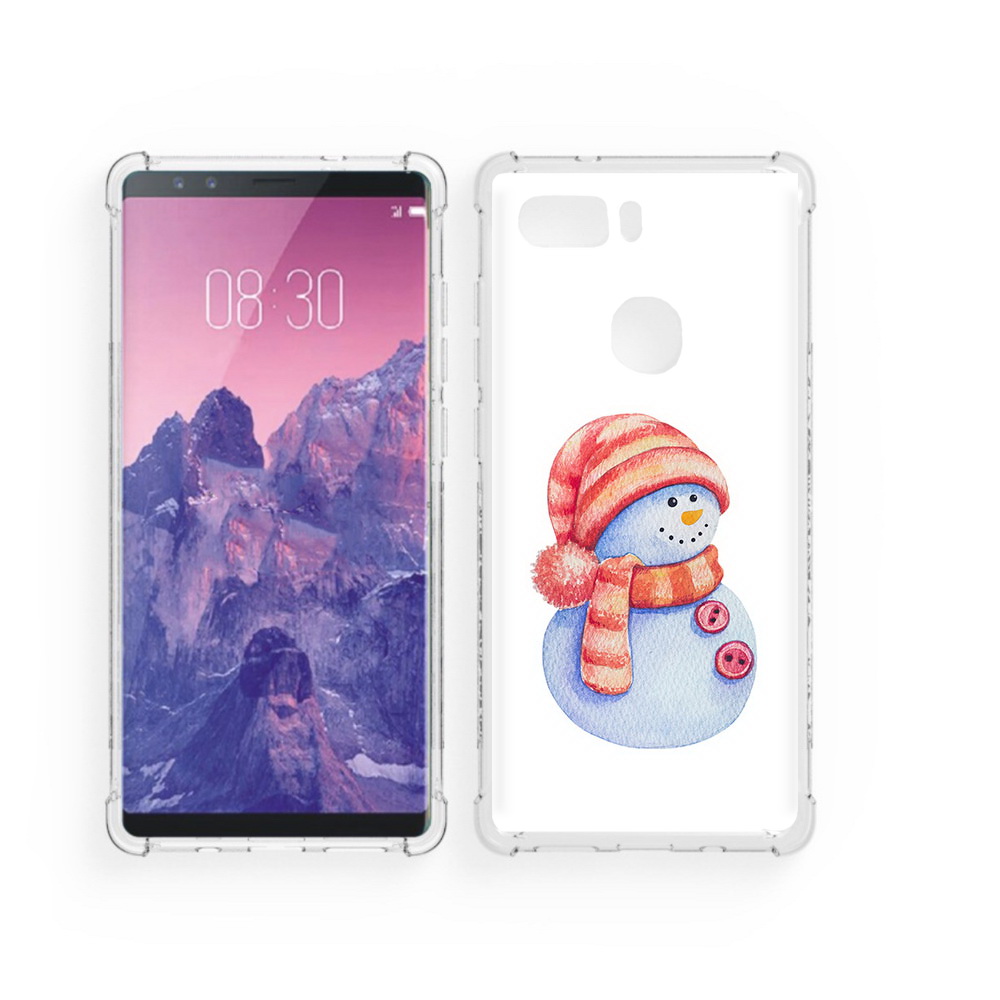 

Чехол MyPads Tocco для ZTE Nubia Z17S Веселый снеговик (PT94929.470.44), Прозрачный, Tocco