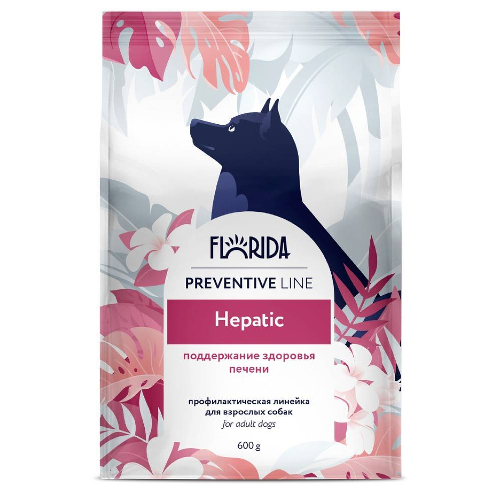 фото Сухой корм для собак florida preventive hepatic при заболеваниях печени, с курицей, 600 г