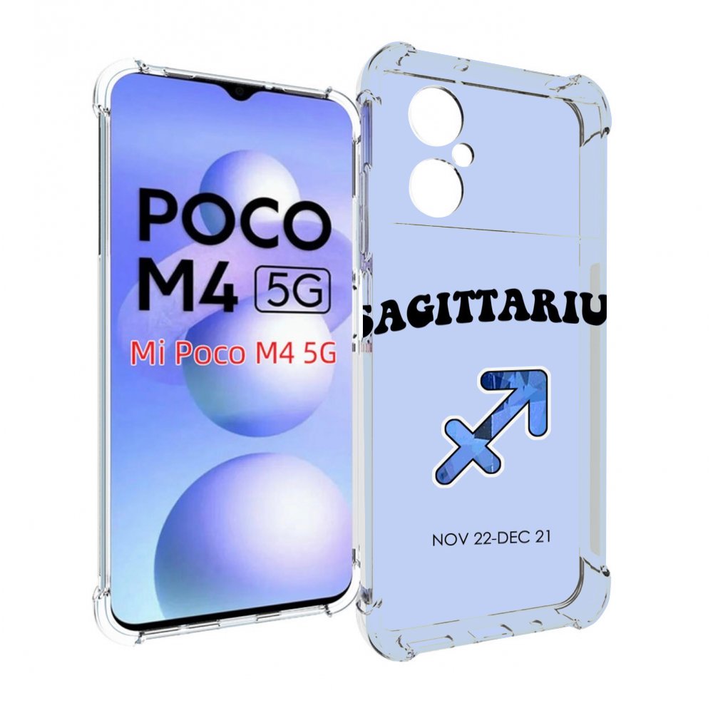 

Чехол MyPads знак зодиака стрелец 1 для Xiaomi Poco M4 5G, Прозрачный, Tocco