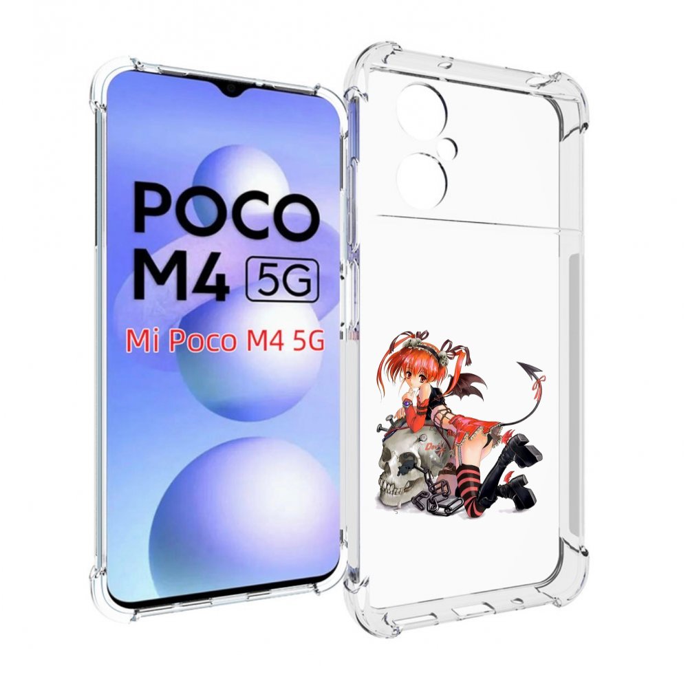 

Чехол MyPads аниме для Xiaomi Poco M4 5G, Прозрачный, Tocco