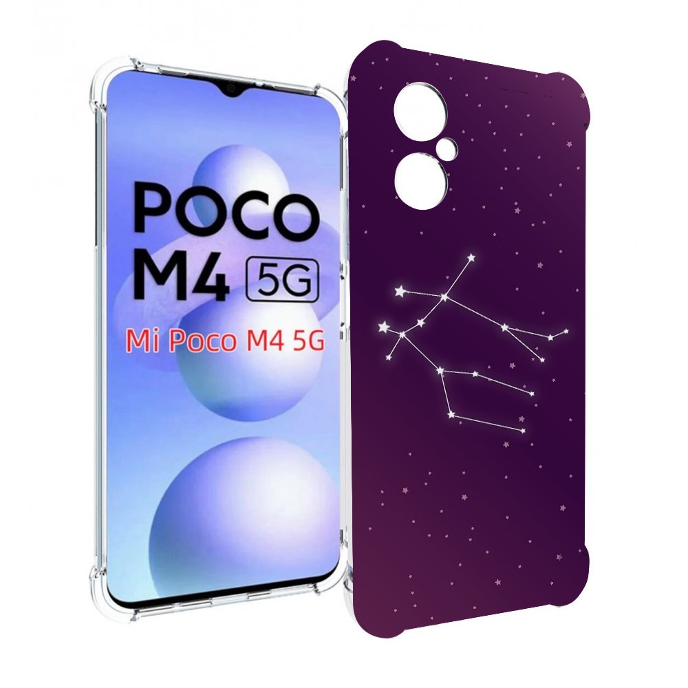 

Чехол MyPads знак-зодиака-близнецы-4 для Xiaomi Poco M4 5G, Прозрачный, Tocco