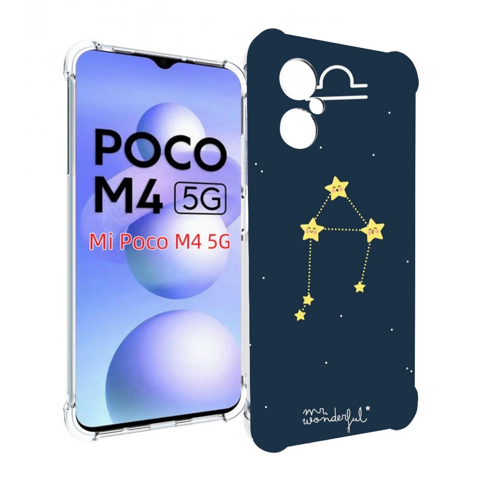 

Чехол MyPads знак-зодиака-весы-1 для Xiaomi Poco M4 5G, Прозрачный, Tocco