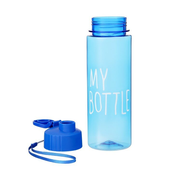 

Бутылка для воды "My bottle" 500 мл, 21 х 6 см, Синий