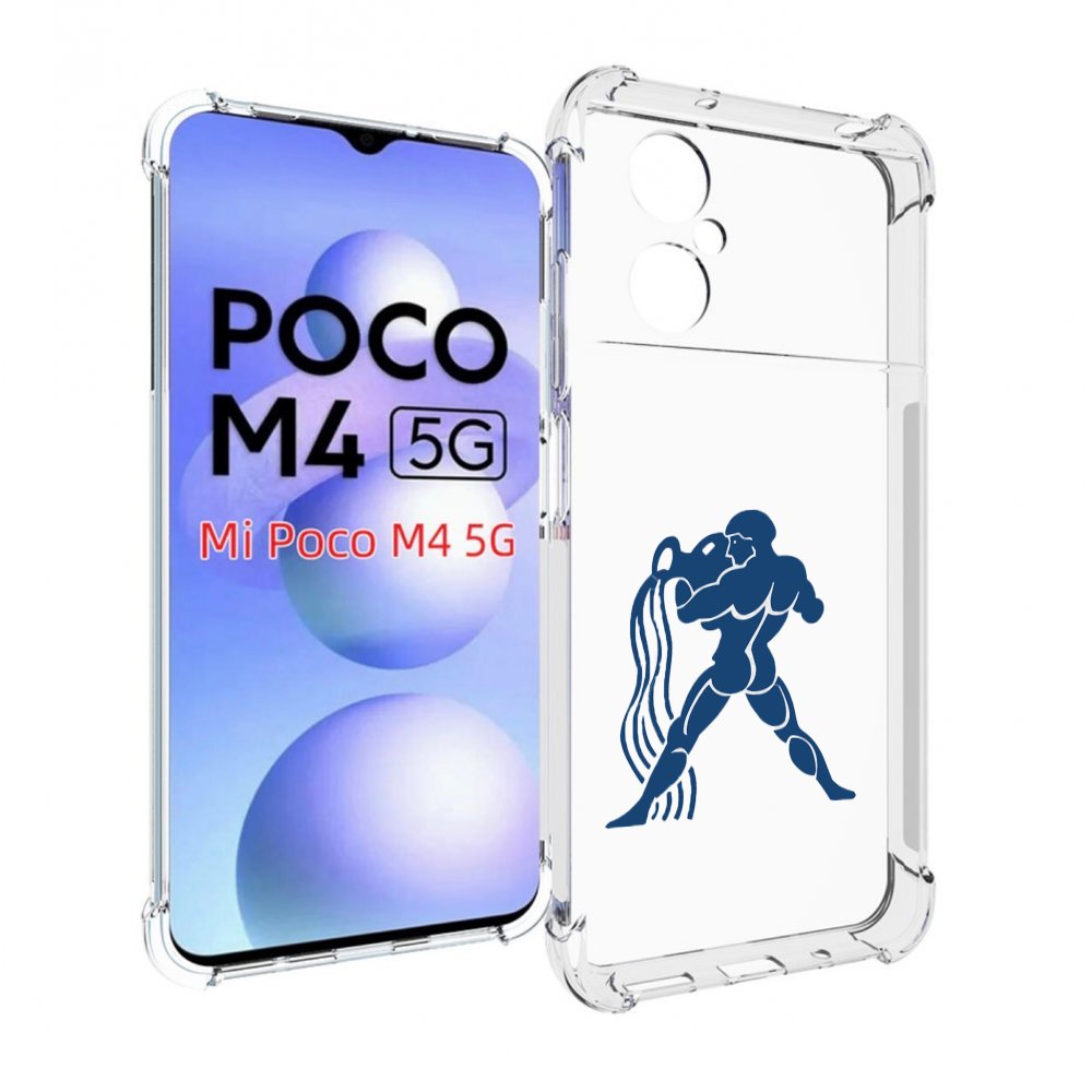 

Чехол MyPads знак-зодиака-водолей7 для Xiaomi Poco M4 5G, Прозрачный, Tocco