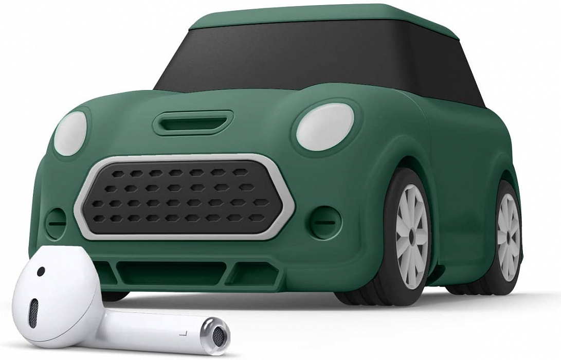 фото Чехол elago mini car для airpods green