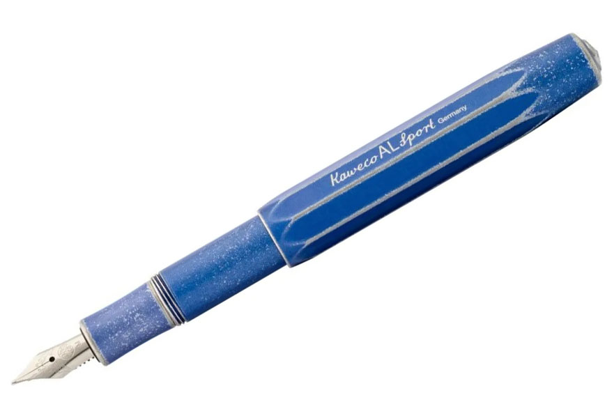 

Перьевая ручка Kaweco AL Sport Stonewashed M синий алюминиевый корпус, 10000734