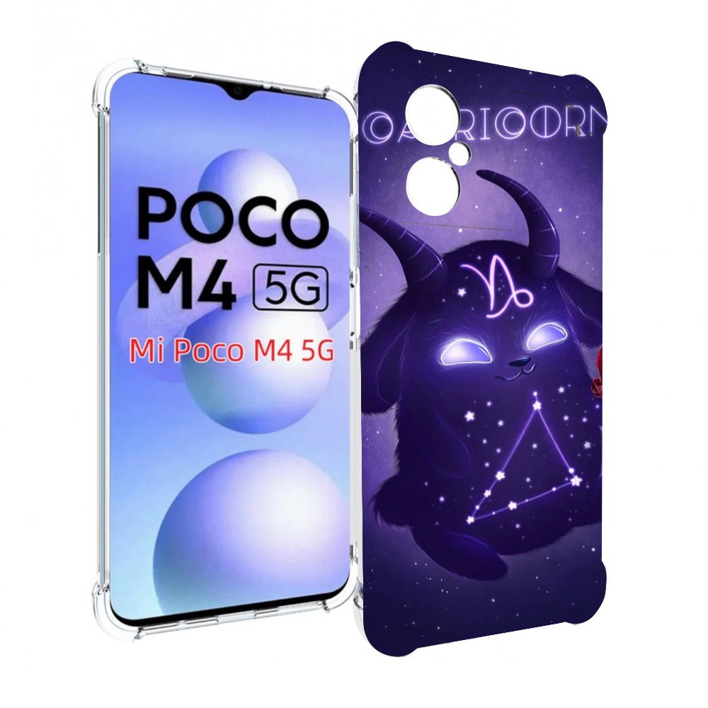 

Чехол MyPads знак-зодиака-козерог-7 для Xiaomi Poco M4 5G, Прозрачный, Tocco