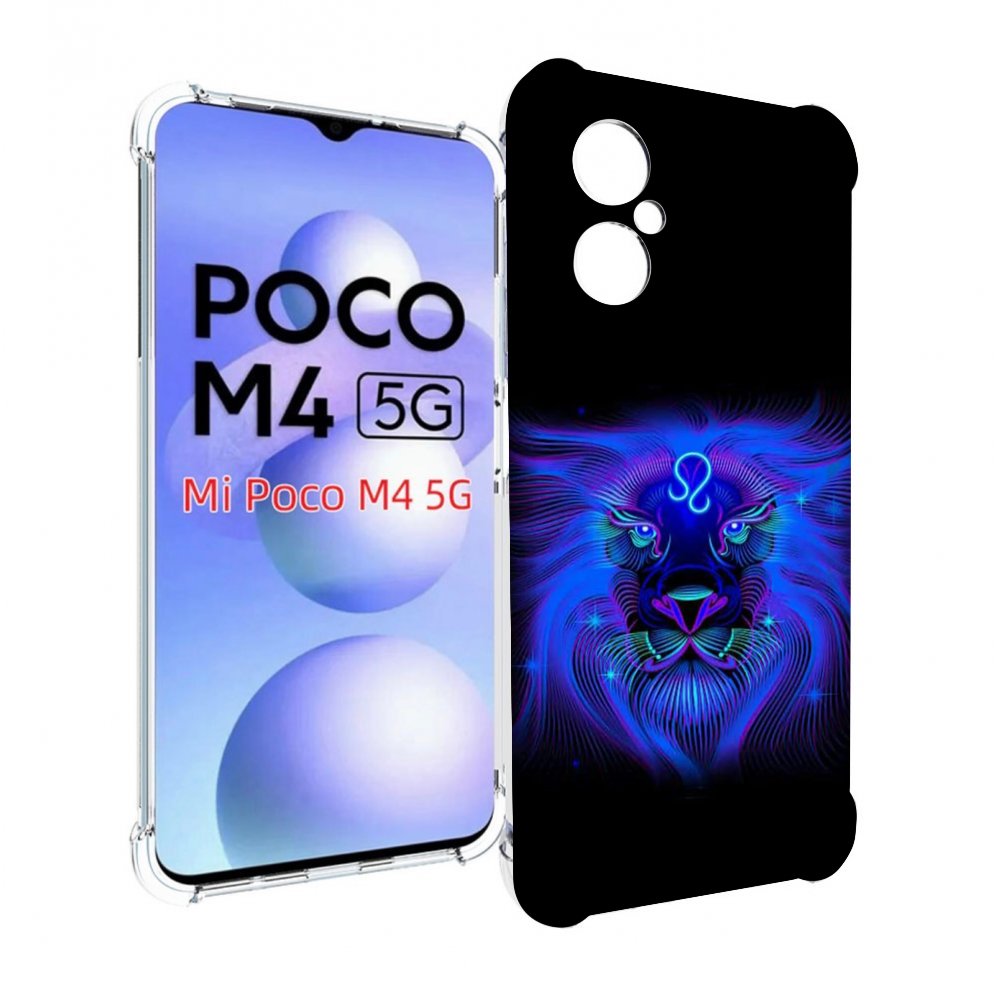 

Чехол MyPads знак-зодиака-лев-3 для Xiaomi Poco M4 5G, Прозрачный, Tocco