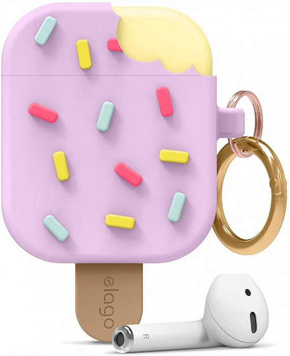 фото Чехол elago ice cream для airpods blueberry