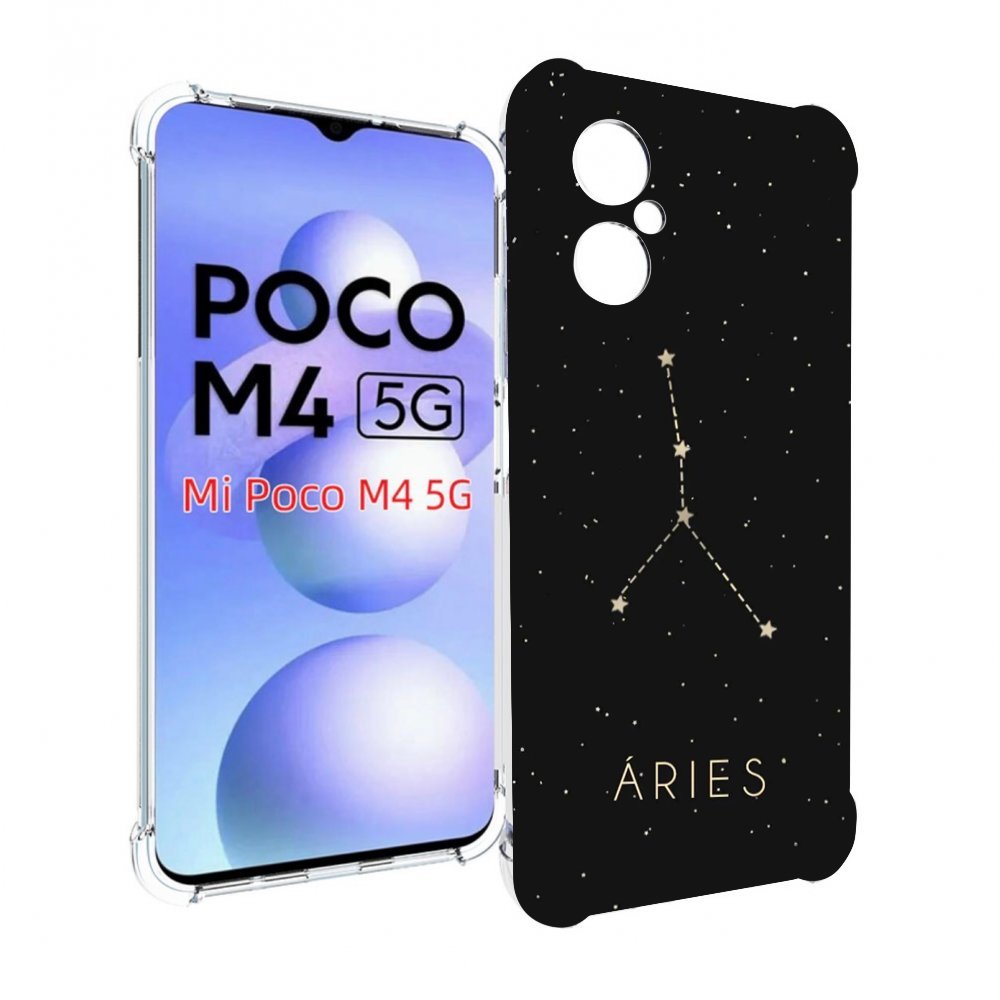 

Чехол MyPads знак-зодиака-овен-3 для Xiaomi Poco M4 5G, Прозрачный, Tocco