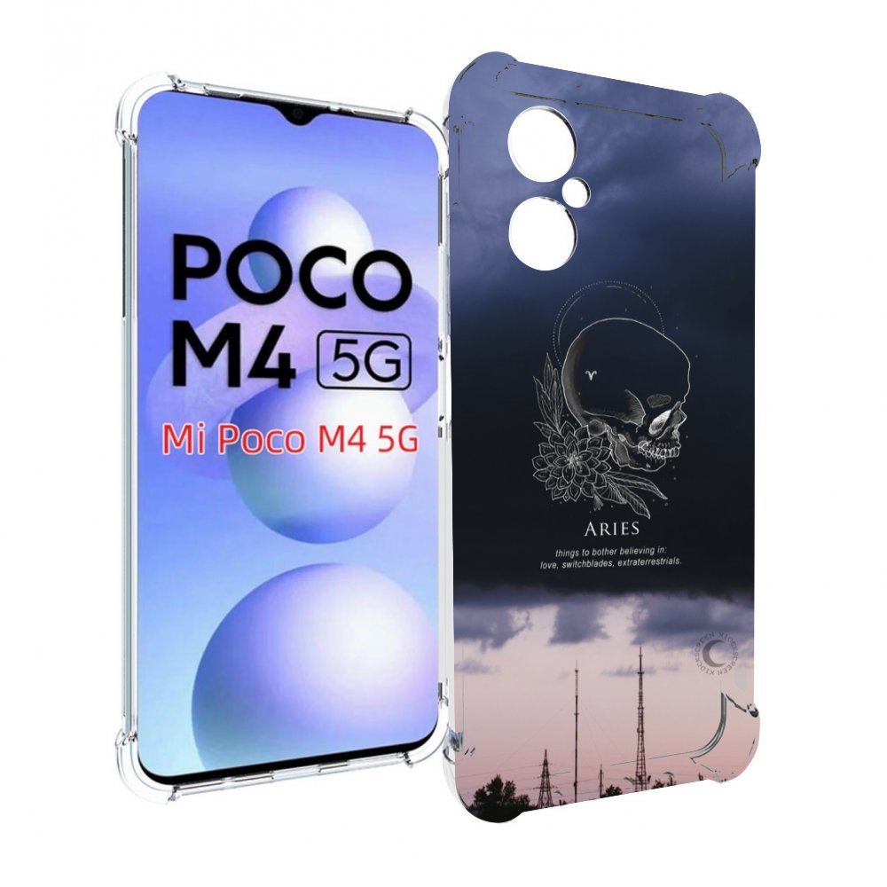 

Чехол MyPads знак-зодиака-овен-4 для Xiaomi Poco M4 5G, Прозрачный, Tocco