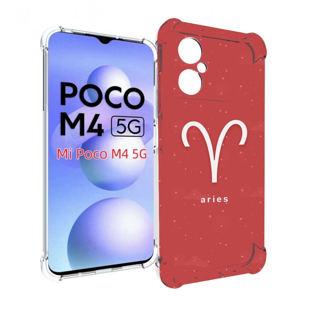 

Чехол MyPads знак-зодиака-овен-5 для Xiaomi Poco M4 5G, Прозрачный, Tocco