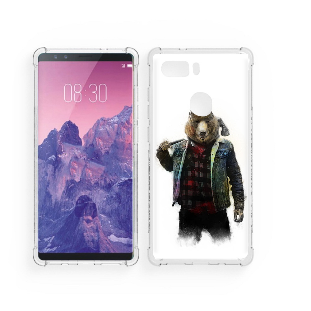 

Чехол MyPads Tocco для ZTE Nubia Z17S медведь с топором (PT94929.470.469), Прозрачный, Tocco