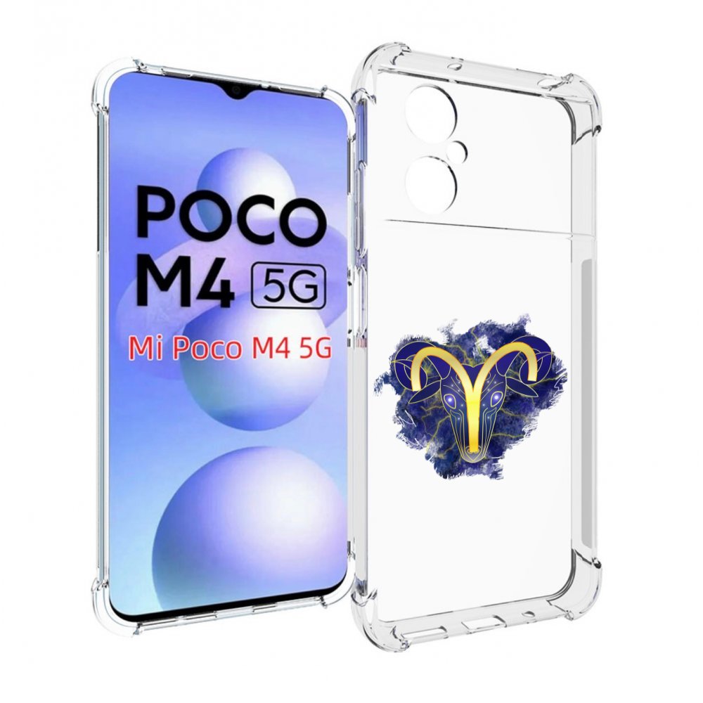 

Чехол MyPads знак-зодиака-овен-8 для Xiaomi Poco M4 5G, Прозрачный, Tocco