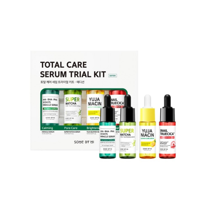 Купить Набор из 4-х мини-версий сывороток Some By Mi Total Care Serum Trial Kit