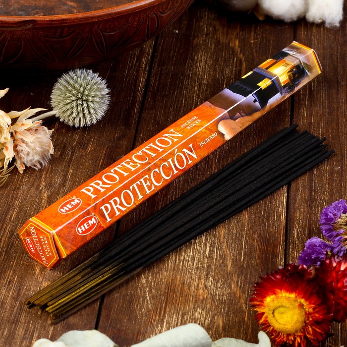 

Благовония "HEM Protection" (Защита дома), шестигранник, 20 палочек, HEM