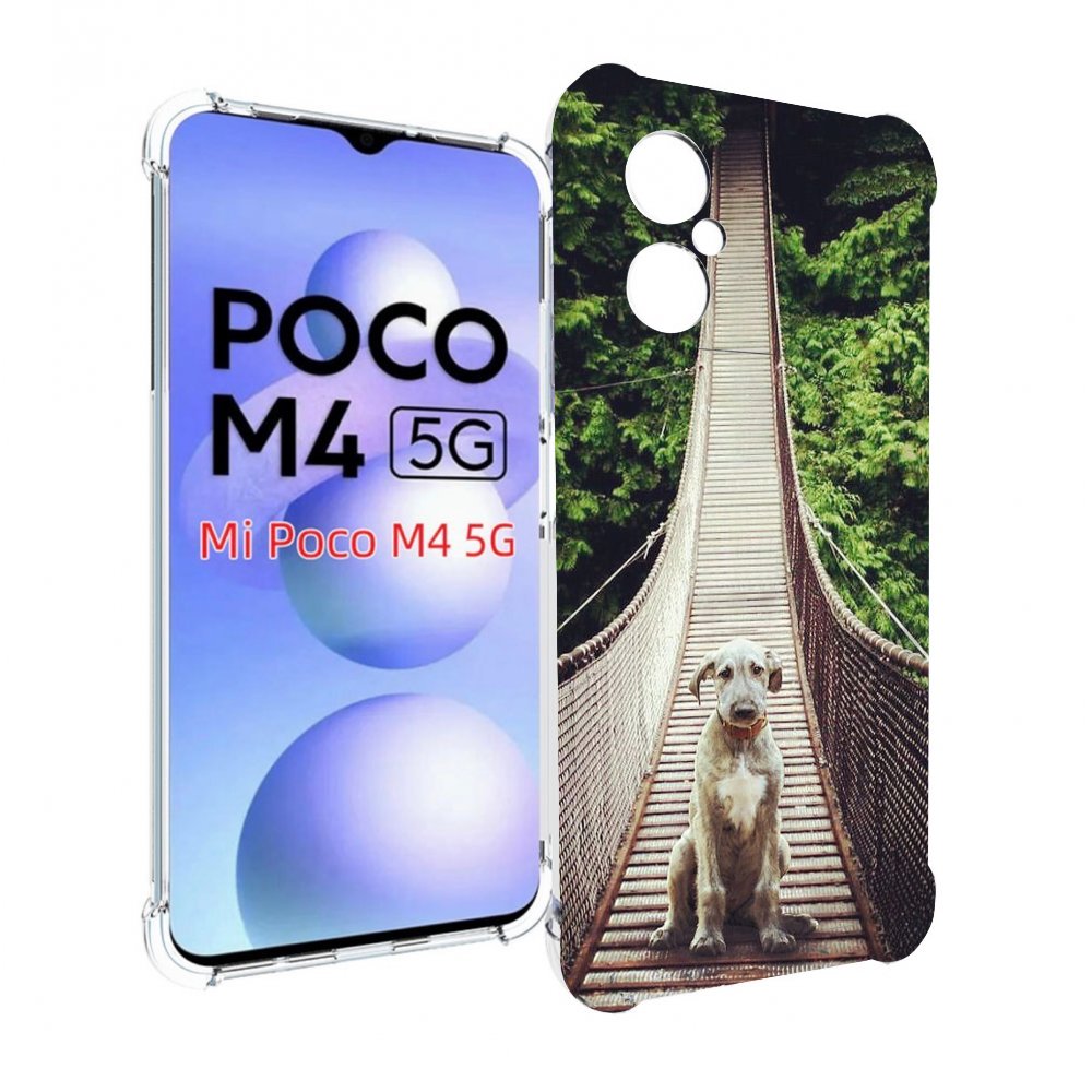 

Чехол MyPads ирландскии волкодав для Xiaomi Poco M4 5G, Прозрачный, Tocco