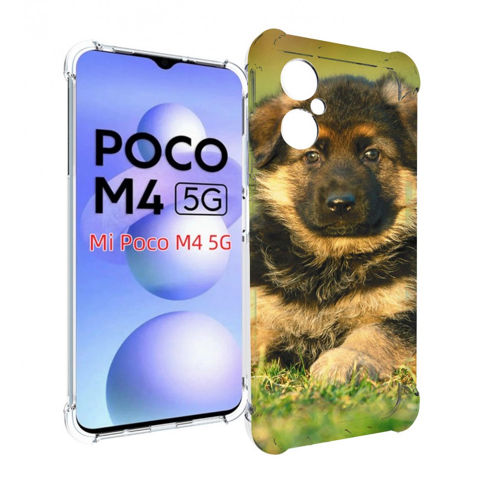 

Чехол MyPads кавказская овчарка для Xiaomi Poco M4 5G, Прозрачный, Tocco