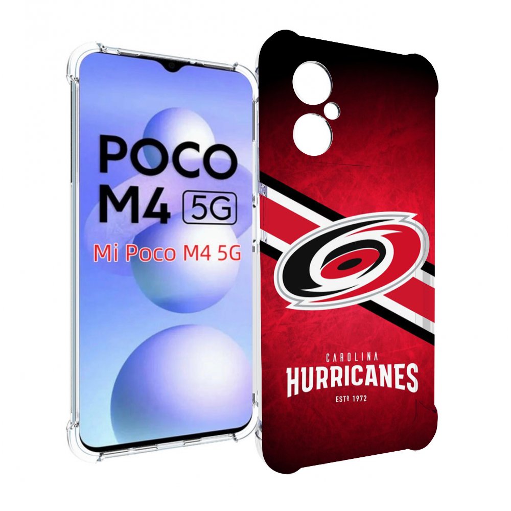 

Чехол MyPads каролина харрикеинс мужской для Xiaomi Poco M4 5G, Прозрачный, Tocco