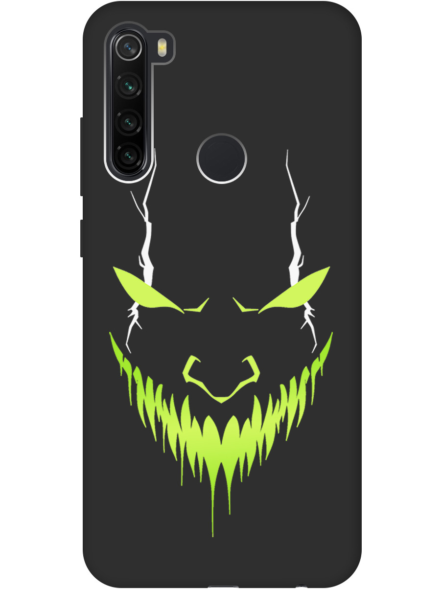 

Силиконовый чехол на Xiaomi Redmi Note 8T с принтом "Evil Face" матовый черный, Черный;белый;зеленый, 722349051